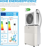 Mobile Split Klimaanlage PortaSplit-E 12000 BTU 3,5 kW Kühlen Heizen A++ für Räume bis 42 m² App Steuerung