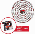 Akku-Bohrhammer HEROCCO 18/20 Power X-Change 18V Brushless 2,2 J SDS-plus mit Koffer ohne Akku