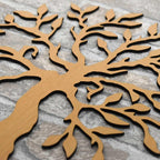 Baum des Lebens Wandkunst, 3D Holzdekoration, spirituelles Symbol, 12 Farben, verschiedene Größen