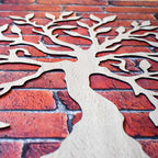 Baum des Lebens Wandkunst, 3D Holzdekoration, spirituelles Symbol, 12 Farben, verschiedene Größen