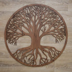 Baum des Lebens Wanddeko Gaius, 3D Holzdekoration, 12 Farben, 3 mm HDF