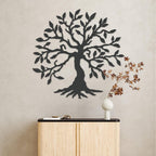 Baum des Lebens Wandkunst, 3D Holzdekoration, spirituelles Symbol, 12 Farben, verschiedene Größen