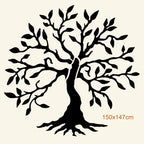 Baum des Lebens Wandkunst, 3D Holzdekoration, spirituelles Symbol, 12 Farben, verschiedene Größen