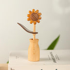 Holz Diffusor Blume Tulpe Sonnenblume Aromatherapie Tischdekoration