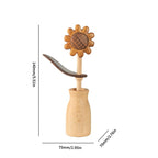 Holz Diffusor Blume Tulpe Sonnenblume Aromatherapie Tischdekoration