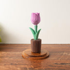 Holz Rosen Figur handgefertigt, Holzblume, Schreibtischdeko, Wohnkultur