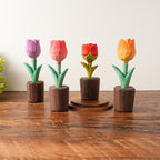 Holz Rosen Figur handgefertigt, Holzblume, Schreibtischdeko, Wohnkultur