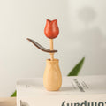 Holz Diffusor Blume Tulpe Sonnenblume Aromatherapie Tischdekoration