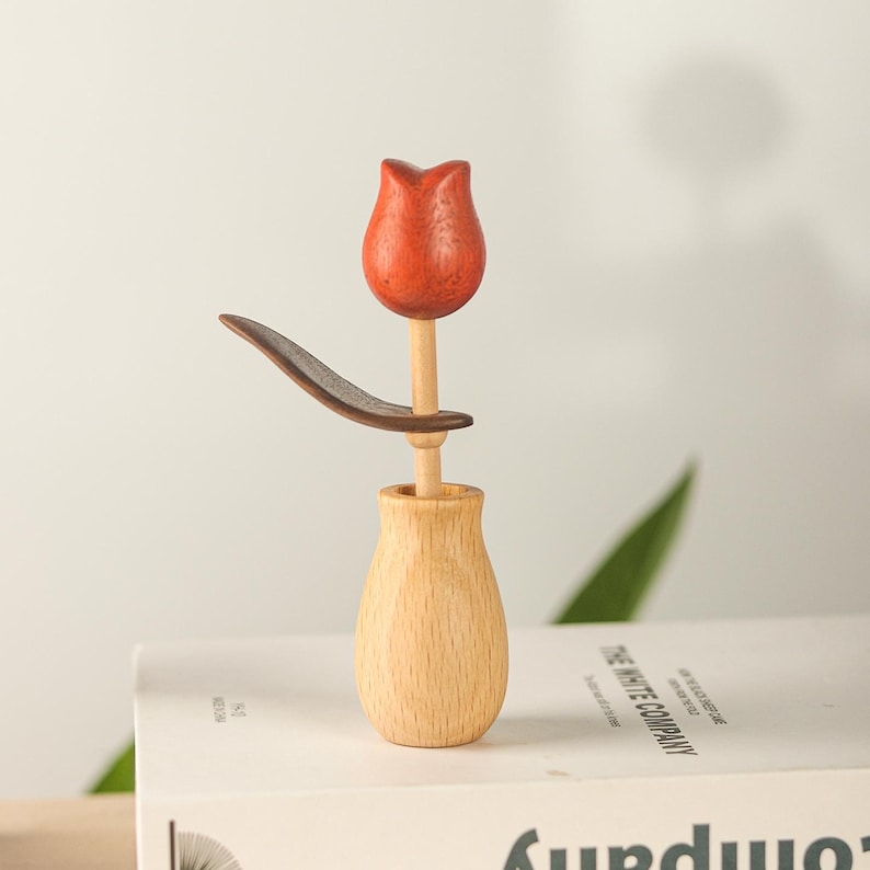 Holz Diffusor Blume Tulpe Sonnenblume Aromatherapie Tischdekoration