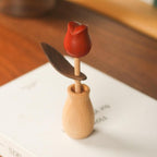 Holz Diffusor Blume Tulpe Sonnenblume Aromatherapie Tischdekoration