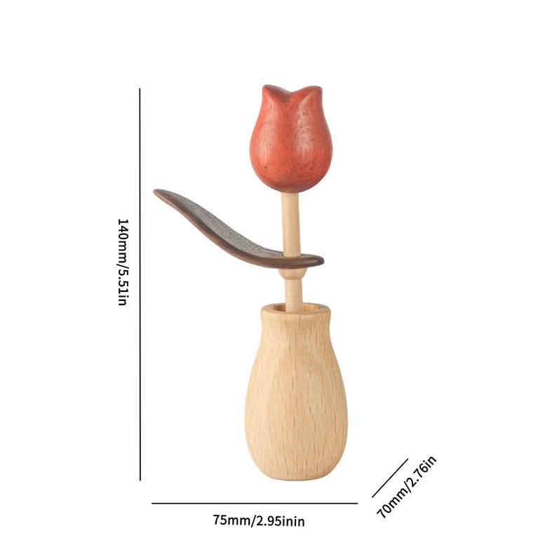 Holz Diffusor Blume Tulpe Sonnenblume Aromatherapie Tischdekoration