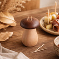 Zahnstocherhalter aus Holz Pilzform, Zahnstocherspender, Tischorganizer Landhausstil, Küchenaccessoire