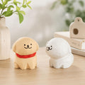 Holz Hundefigur, handgefertigte Welpenstatue, minimalistisches Hundeornament, Dekoration