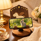 Pegasus Handyständer aus Holz, Smartphone Halter mit Flügelpferd Design, Schreibtisch Dekoration