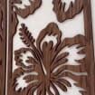 Hawaiianische Hibiskus Holzwandkunst 3er Set Tropische Blume Wohnzimmer Schlafzimmer Wanddeko